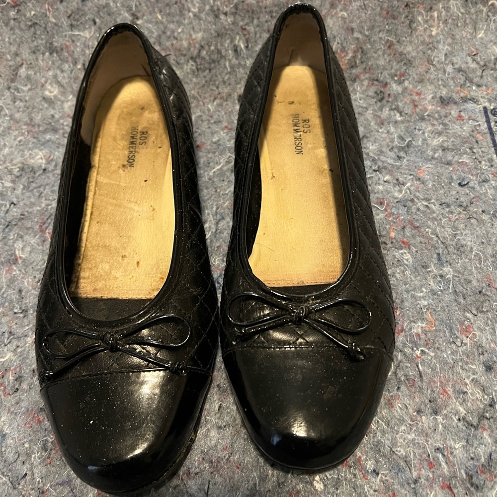 Black Dress Flats 10W